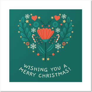 Wishing you a merry christmas! Posters and Art